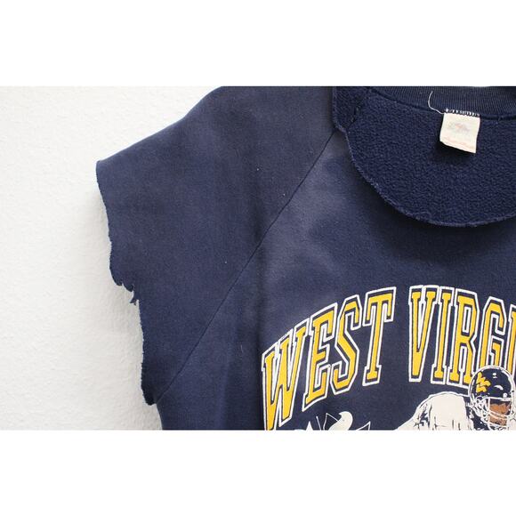 Vintage West Virginia University Fiesta Bowl 1989 Sweatshirt Large - Picture 3 of 8